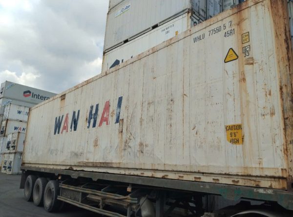 Bàn giao container lạnh 40 feet