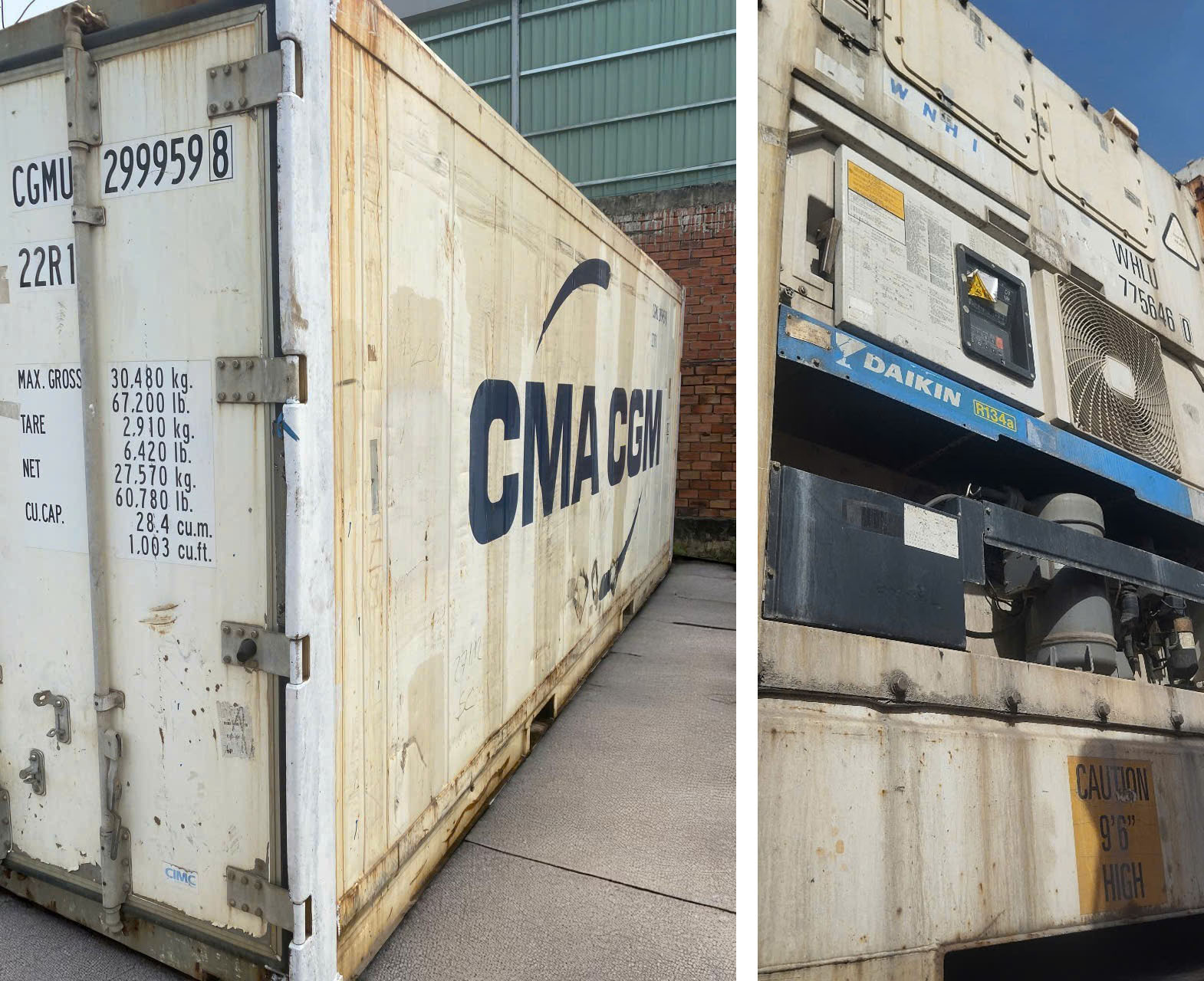 Container Lạnh 20 Feet Cũ Giá Rẻ - Lạnh Sâu, Hoạt Động Tốt 4 Container Lanh 20 Feet Cho Thue