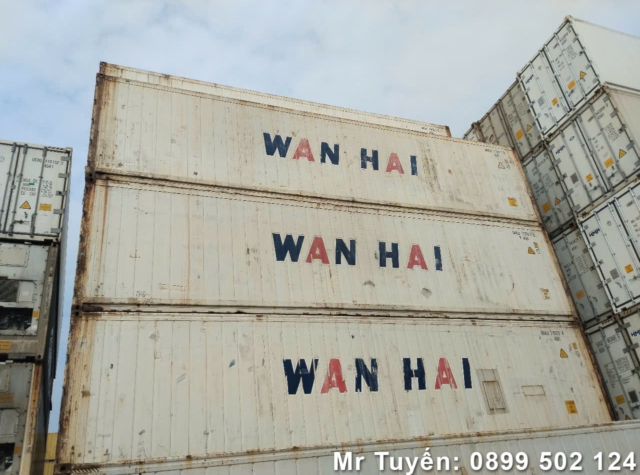 Lô container lạnh 40 feet cũ giá rẻ