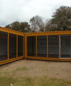 Nhà container 20 feet chữ L