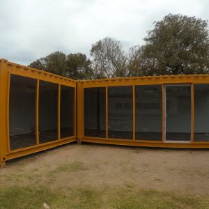 Nhà container 20 feet chữ L