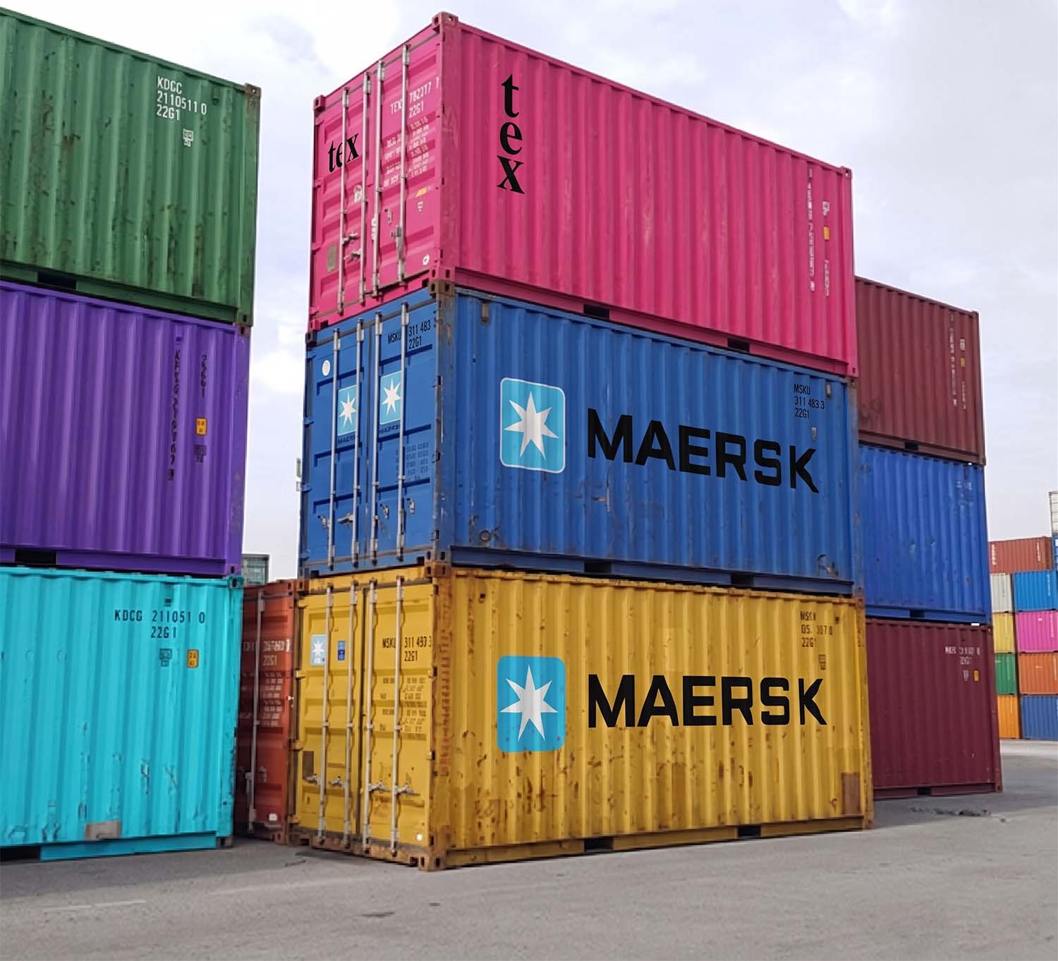 Container Kho (Khô) 20 Feet Cũ, Thanh Lý Từ Hãng Tàu 3 Thùng container 20ft