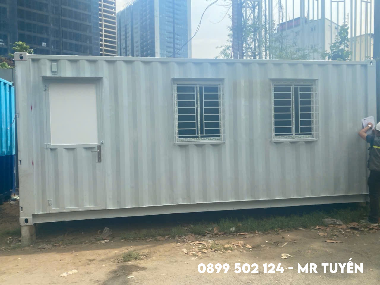 Bàn Giao Container Văn Phòng 20 Feet Cho Thuê Tại Tân Uyên, Bình Dương. 9 Container văn phòng 20 feet tại Tân Uyên, Bình Dương