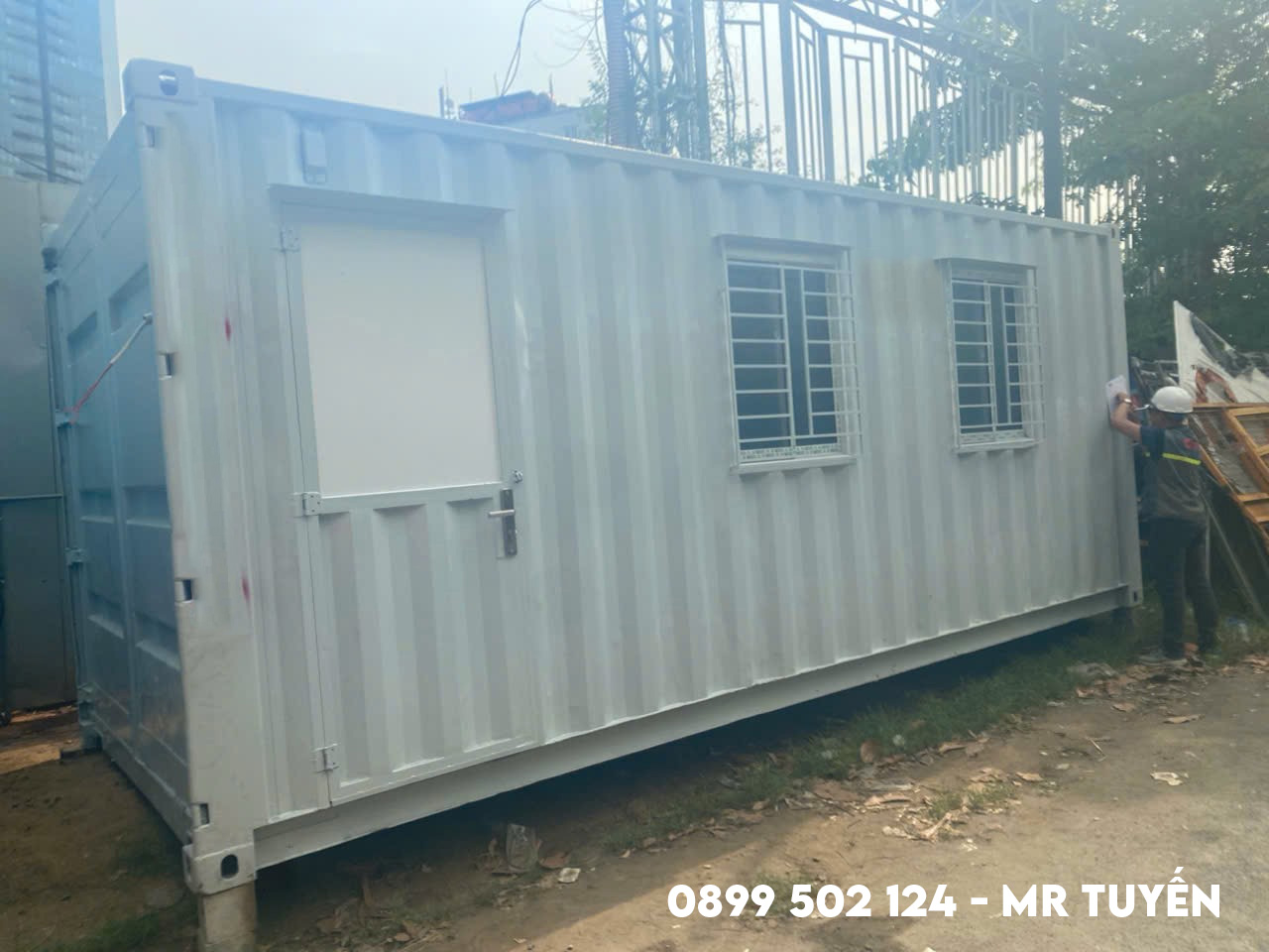 Bàn Giao Container Văn Phòng 20 Feet Cho Thuê Tại Tân Uyên, Bình Dương. 10 Container văn phòng 20 feet tại Tân Uyên, Bình Dương