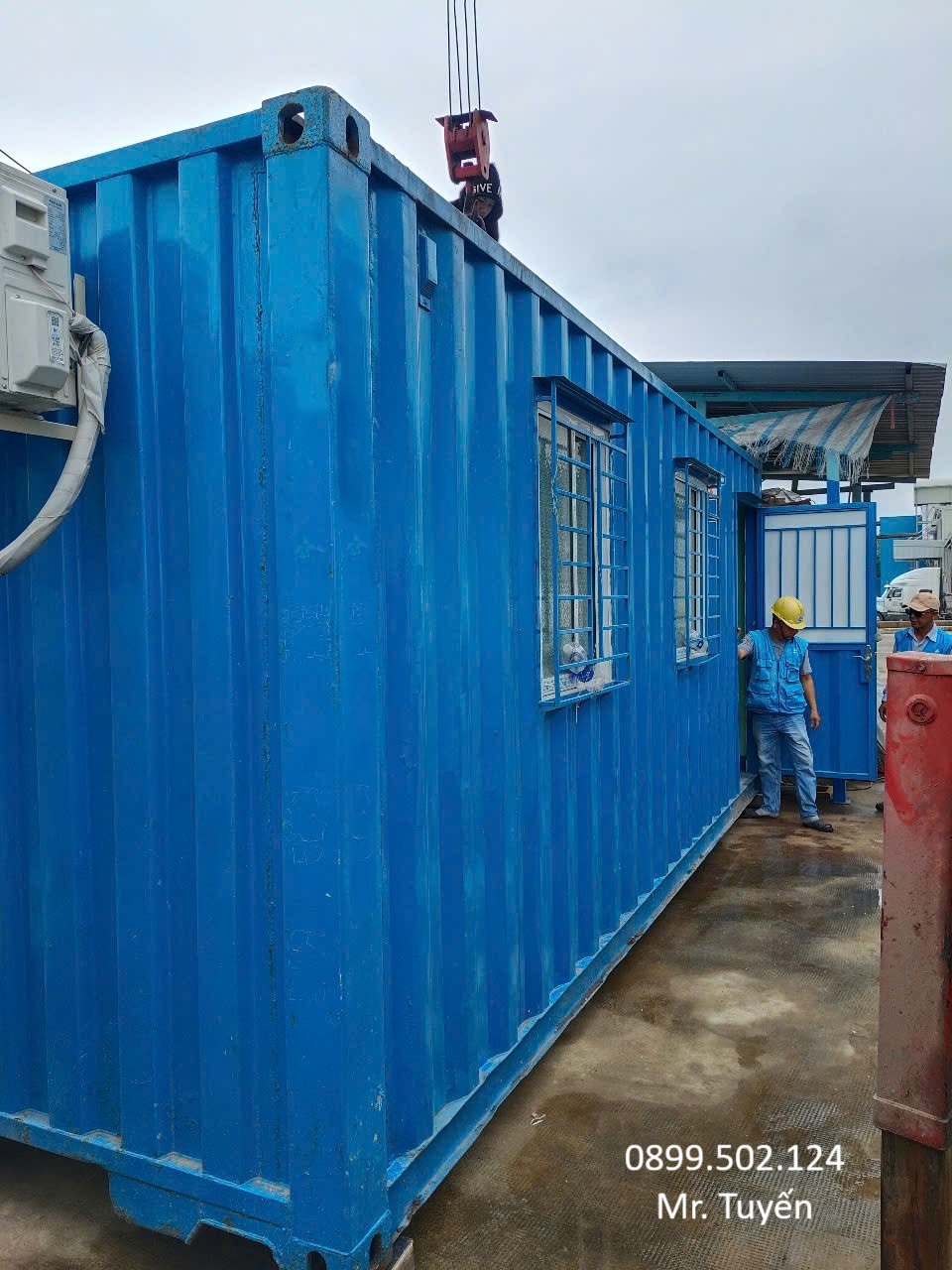 Bàn giao container văn phòng 20 Feet tại Nhơn Trạch, Đồng Nai