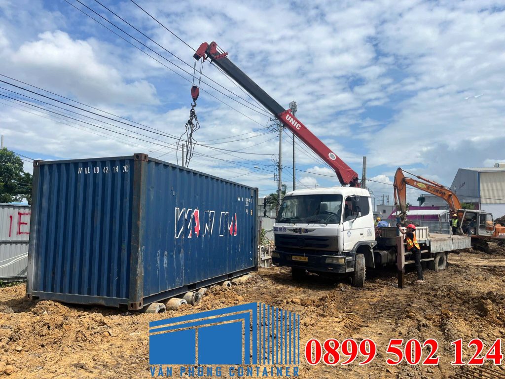 container kho 20 feet giao tại KCN Xuyên Á, Long An