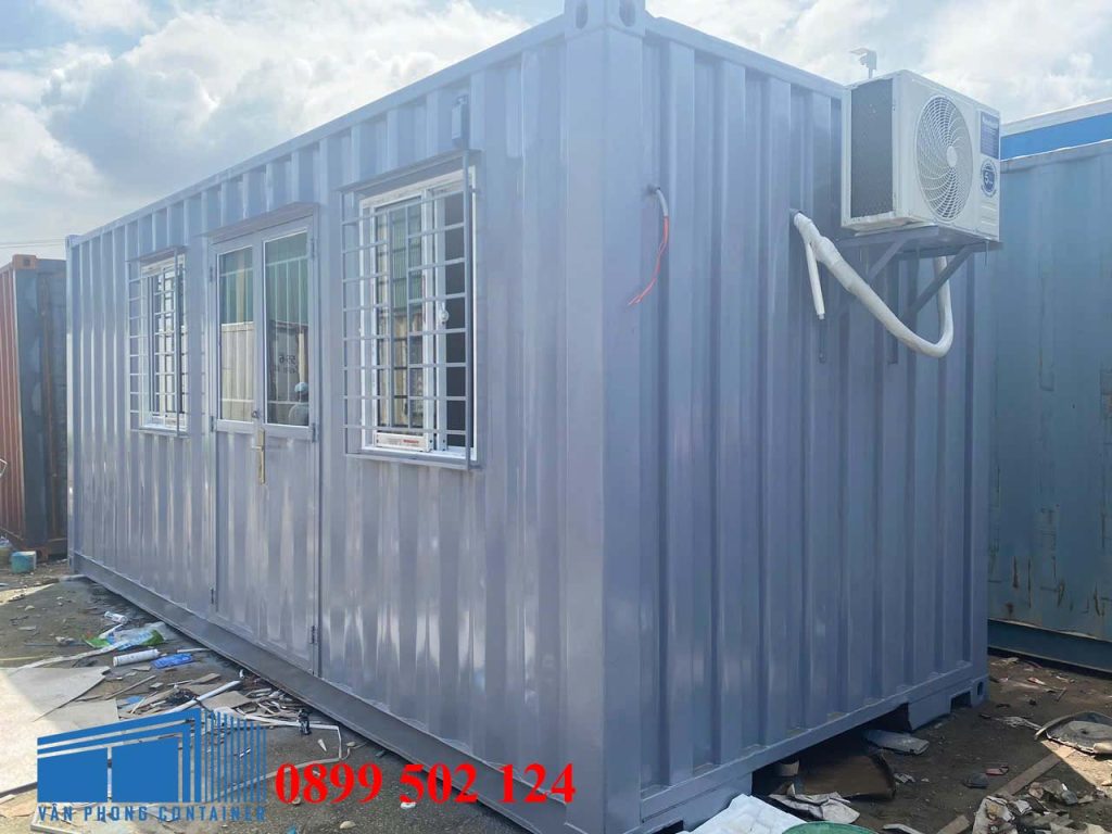 Những Câu Hỏi Thường Gặp Khi Thuê Container 5 Container văn phòng 20 feet xám cửa đôi