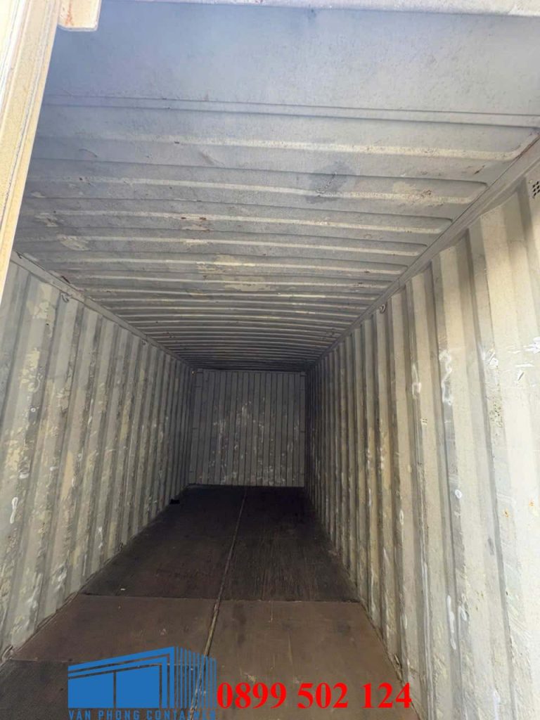 Hướng Dẫn Lựa Chọn Container Phù Hợp Cho Công Trình Xây Dựng 9 Bên trong container kho