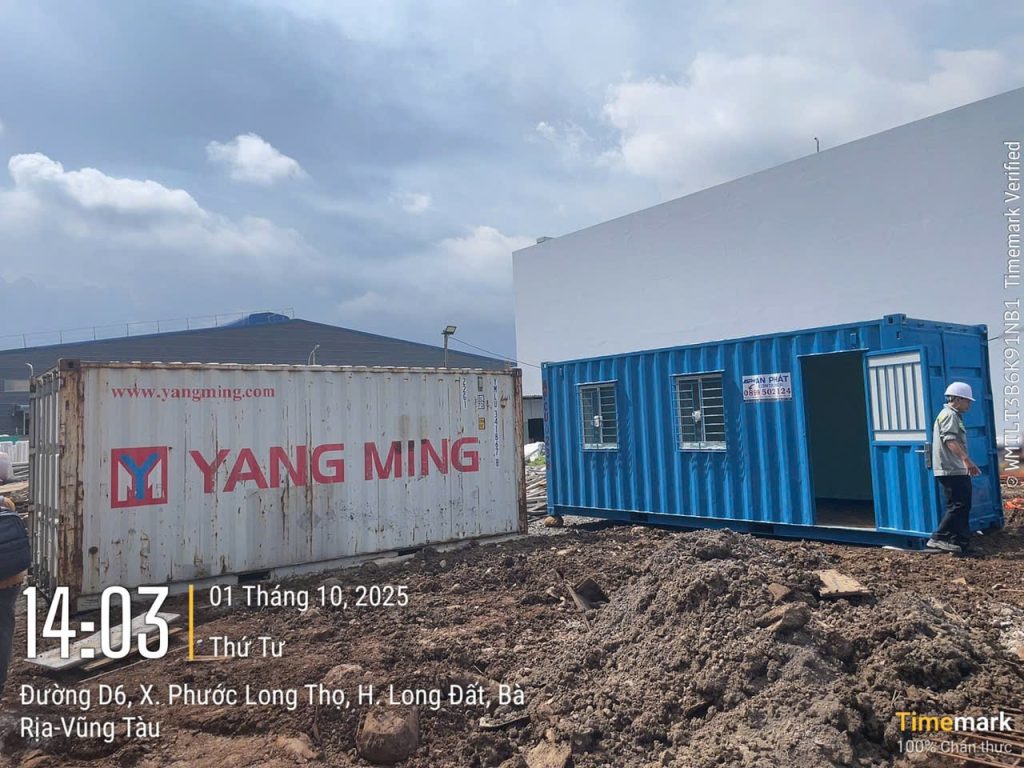 Các dự án bàn giao container văn phòng & kho 35 1 Cont kho và 1 cont văn phòng
