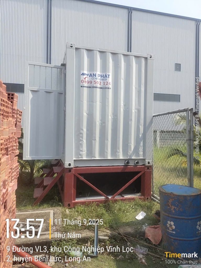 Container toilet 2 buồng
