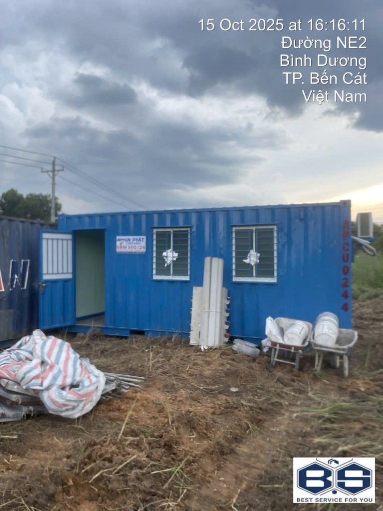 Các dự án bàn giao container văn phòng & kho 32 Container kho, container văn phòng, nhà vệ sinh di động