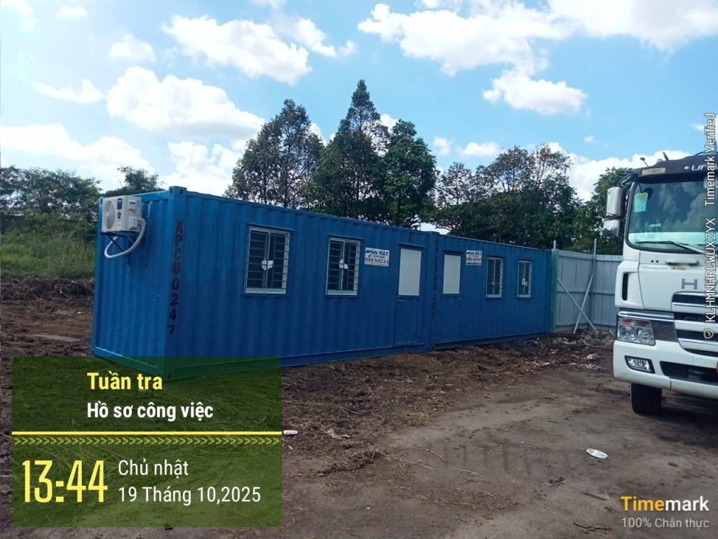 Các dự án bàn giao container văn phòng & kho 33 Giao 2 văn phòng container