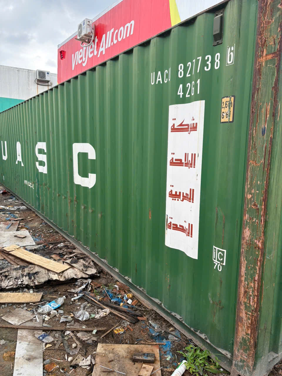 Giải pháp chống nóng, chống ẩm cho container kho ngoài trời Vân Phong ...