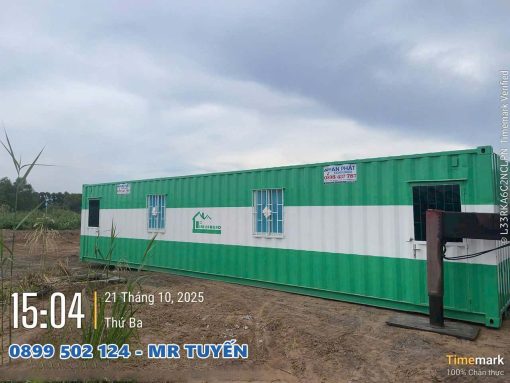 Sơn logo, màu nhận diện thương hiệu riêng cho khách hàng thuê container tại Phú Mỹ.