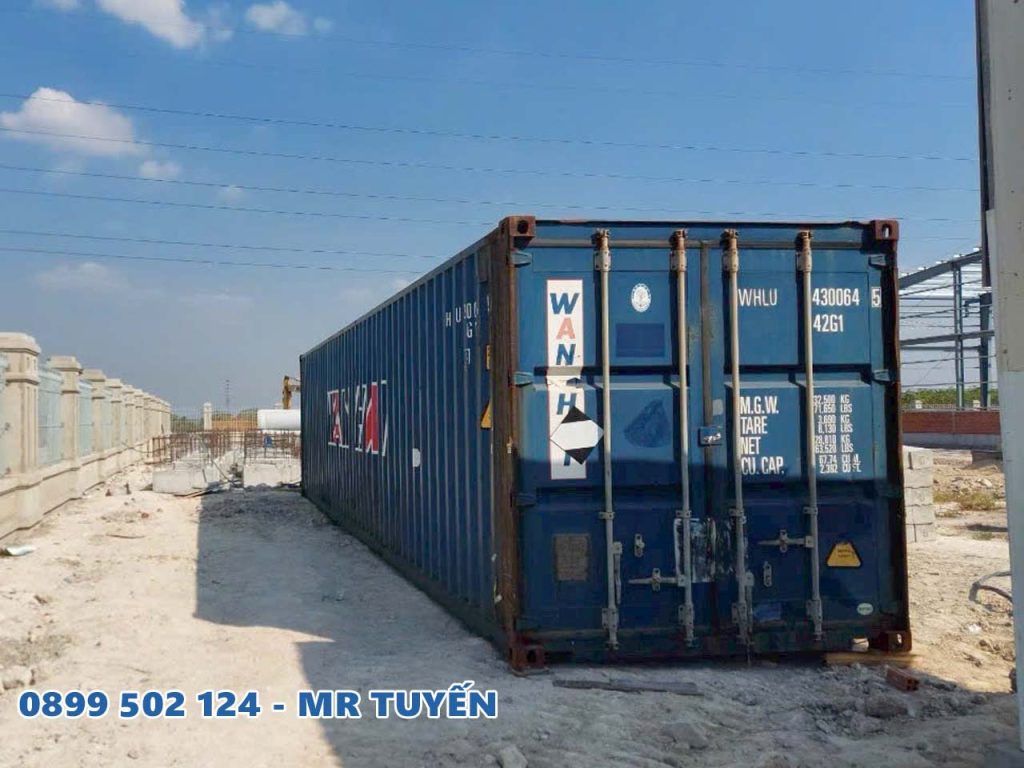 Container 40ft cho thuê làm kho chứa hàng