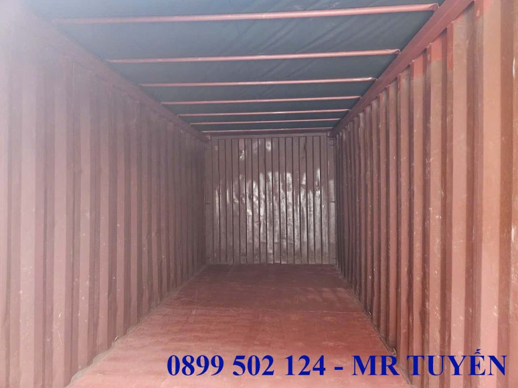 Container Open Top là gì? Cấu tạo, ưu điểm và ứng dụng thực tế 4 Bên trong Container Open Top