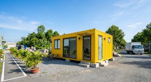 Container 20ft hoán cải làm văn phòng nhỏ đẹp