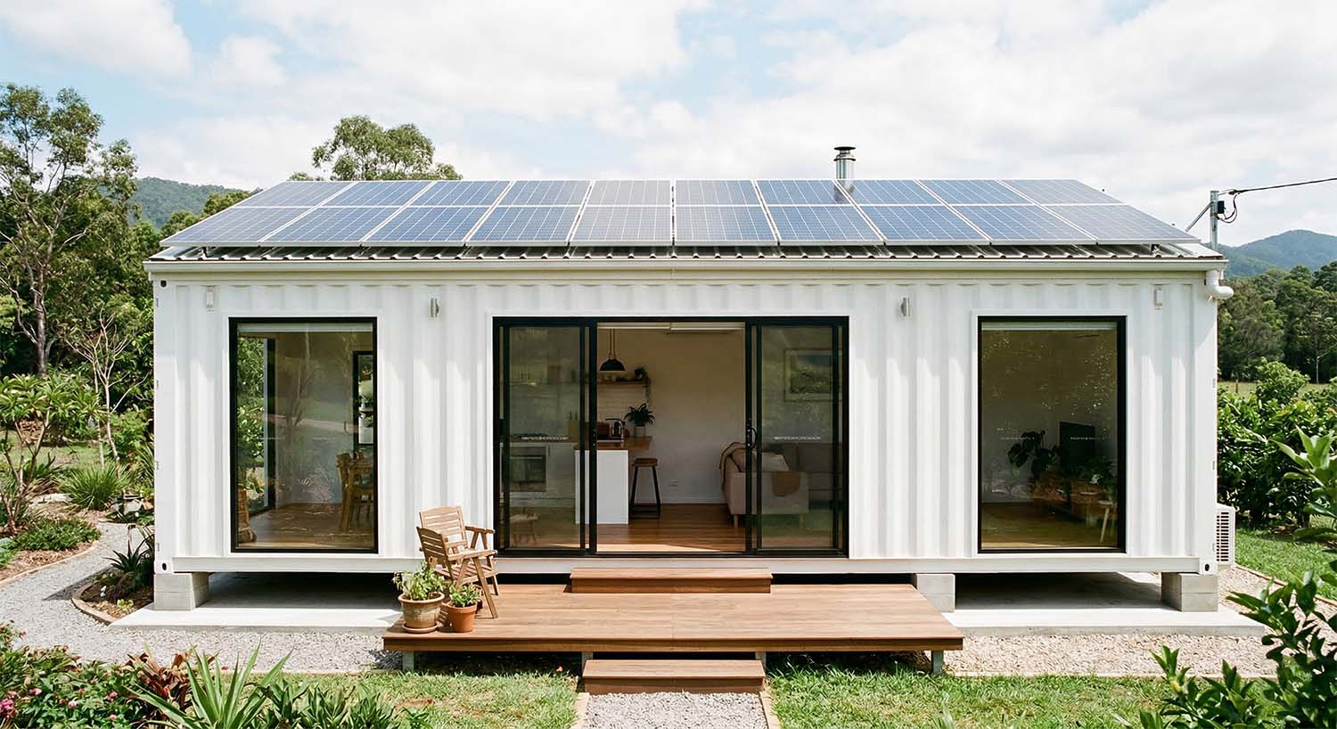 Mẫu nhà container 250 triệu đẹp, hiện đại từ container 40 feet