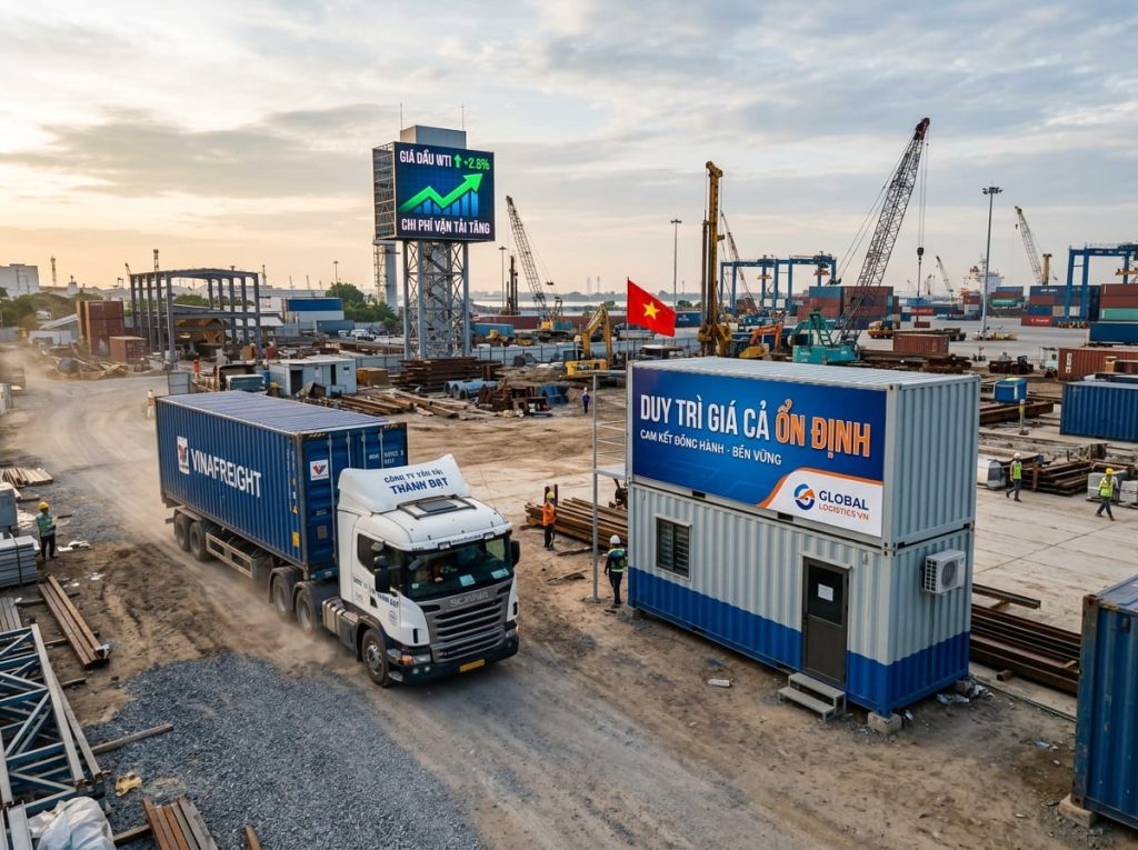 Giá vận chuyển tăng nhưng vẫn giữ giá thuê container 2 Container