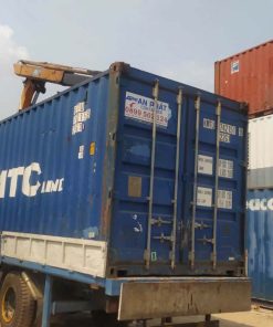Bàn giao container văn phòng 20ft làm kho chứa hàng