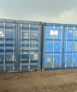 Container 20ft làm kho chứa hàng tại công trình