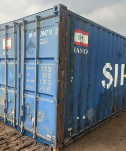 Container 20ft làm kho chứa hàng tại công trình