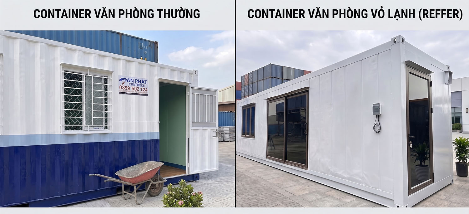 So Sánh Container Văn Phòng Thường và Container Bằng Vỏ Lạnh 6 So Sánh Container Văn Phòng Thường Và Container Vỏ Lạnh