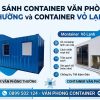So sánh container văn phòng 20ft thường và vỏ cont lạnh
